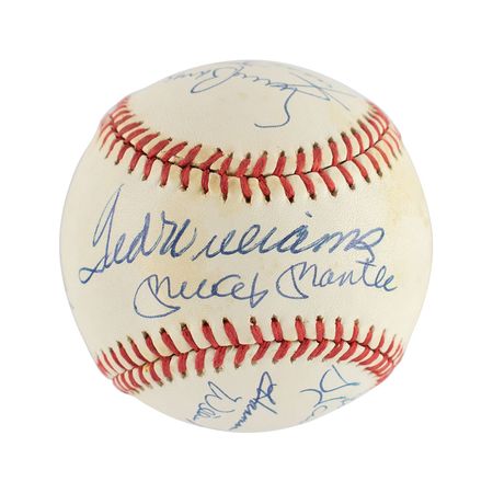 Lot #1090 Baseball: 500 Home Run Club Baseball - Image 1