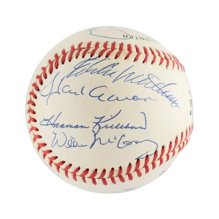 Lot #1090 Baseball: 500 Home Run Club Baseball - Image 4