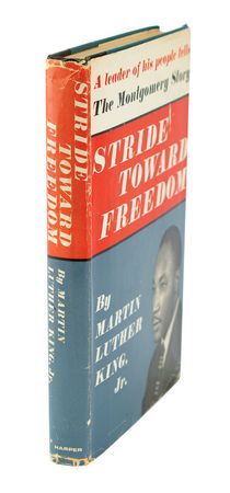Lot #180 Martin Luther King, Jr: Signed advance review edition of Stride Toward Freedom—Dr. King's first book - Image 3