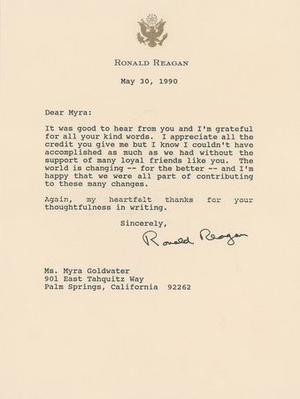 Lot #152 Ronald Reagan: 