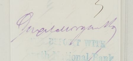 Lot #288 J. Pierpont Morgan Check - Image 1