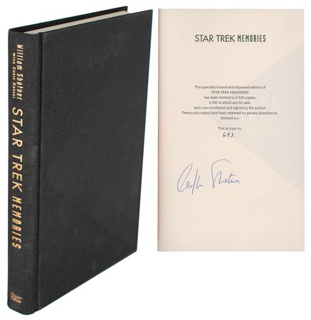 Lot #1056 Star Trek: William Shatner Book - Image 1