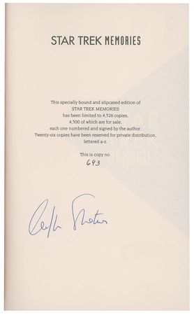 Lot #1056 Star Trek: William Shatner Book - Image 2
