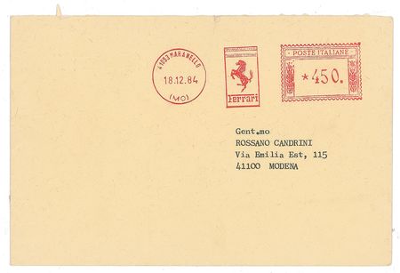 Lot #1084 Enzo Ferrari Typed Letter Signed - Image 2