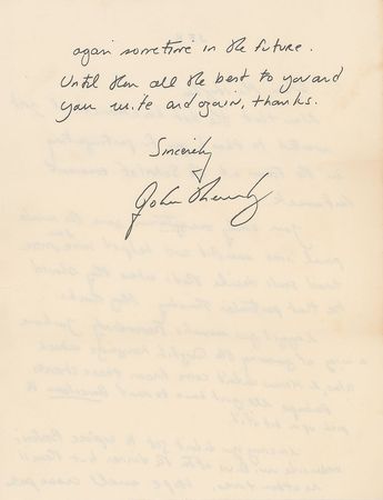 Lot #278 John F. Kennedy, Jr Autograph Letter Signed Handwritten Letter Signed - Image 2