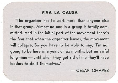 Lot #236 Cesar Chavez Membership Card - Image 2