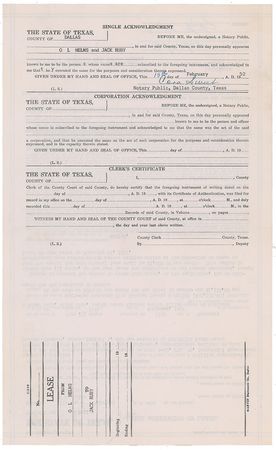 Lot #310 Jack Ruby: Ruby leases the Bob Willis Ranch House, a Western-themed Dallas club - Image 2