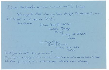 Lot #95 Jacqueline Kennedy Autograph Memo Signed Handwritten Letter Signed - Image 2