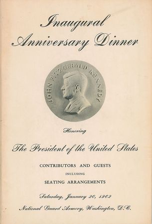 Lot #105 John F. Kennedy Inauguration Program and Ticket Group Lot - Image 1