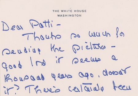 Lot #150 Nancy Reagan Handwritten Letter Signed - Image 1