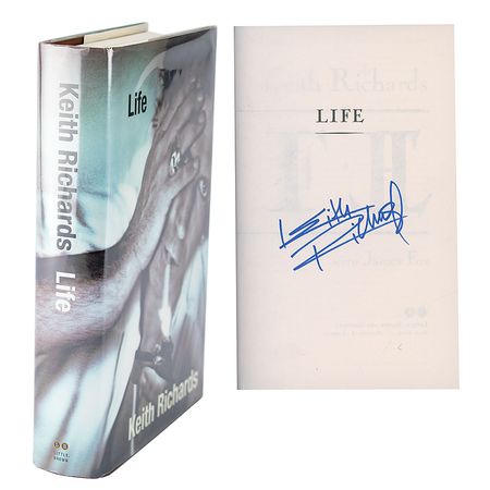 Lot #943 Rolling Stones: Keith Richards Book - Image 1