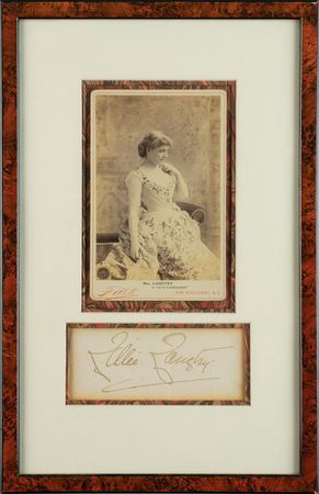 Lot #1013 Lillie Langtry Signature - Image 1