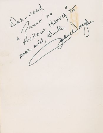 Lot #1071 John Wayne Program - Image 1