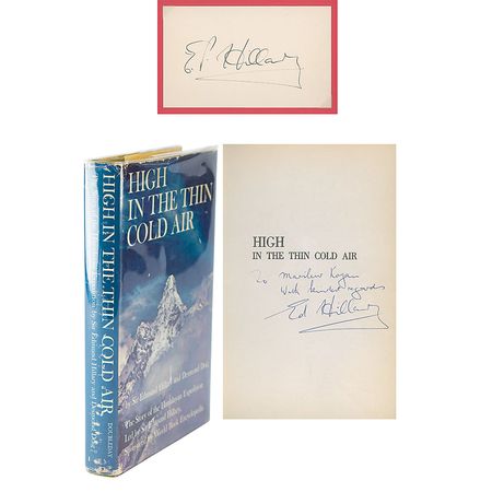 Lot #252 Edmund Hillary Book - Image 1