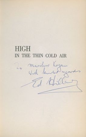 Lot #252 Edmund Hillary Book - Image 2