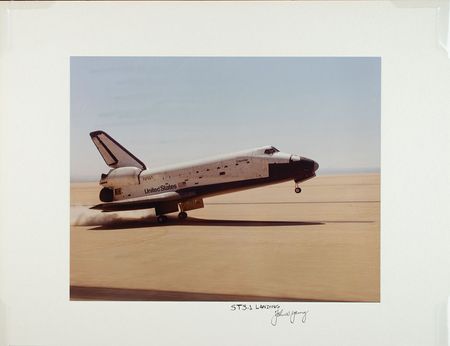 Lot #428 John Young Signed Photograph - Image 1