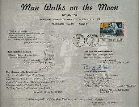 Lot #376 Apollo 11 First Day Cover - Image 1