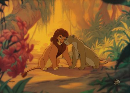 Lot #700 The Lion King limited edition hand-painted cel Limited Edition Hand-Painted Cel - Image 1