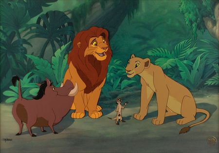 Lot #701 The Lion King limited edition hand-painted cel Limited Edition Hand-Painted Cel - Image 1