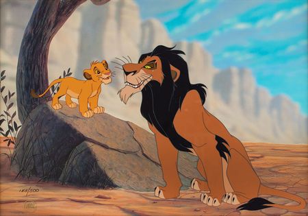 Lot #702 The Lion King limited edition hand-painted cel Limited Edition Hand-Painted Cel - Image 1