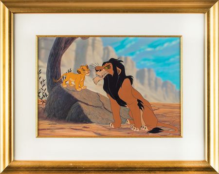 Lot #702 The Lion King limited edition hand-painted cel Limited Edition Hand-Painted Cel - Image 2
