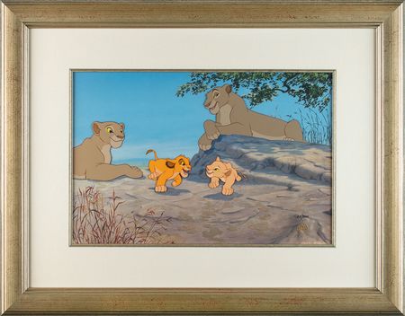 Lot #704 The Lion King limited edition hand-painted cel Limited Edition Hand-Painted Cel - Image 2