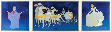 Lot #718 Cinderella limited edition hand-painted cels Limited Edition Hand-Painted Cels - Image 1