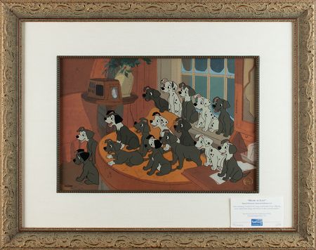 Lot #730 101 Dalmatians limited edition hand-painted cel Limited Edition Hand-Painted Cel - Image 2
