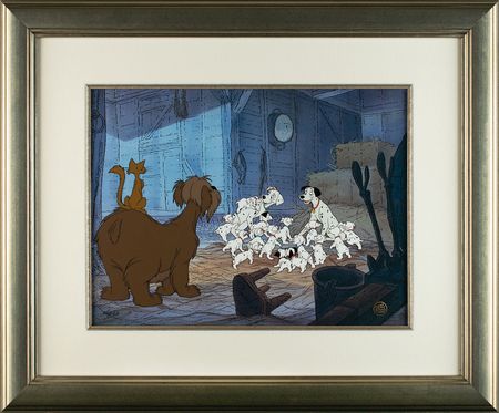 Lot #706 101 Dalmatians limited edition hand-painted cel Limited Edition Hand-Painted Cel - Image 2