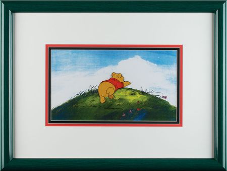 Lot #685 Winnie the Pooh production cel signed by Frank Thomas and Ollie Johnston Production Cel - Image 2