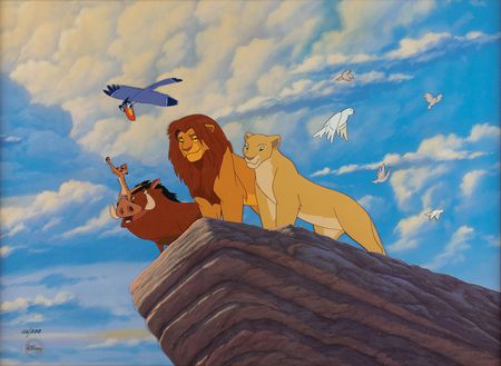 Lot #723 The Lion King limited edition hand-painted cel Limited Edition Hand-Painted Cel - Image 1