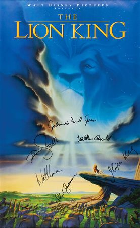 Lot #709 The Lion King Signed Movie Poster Poster - Image 2