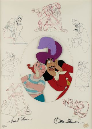 Lot #714 Peter Pan limited edition hand-painted cel signed by Frank Thomas and Ollie Johnson Limited Edition Hand-Painted Cel - Image 1