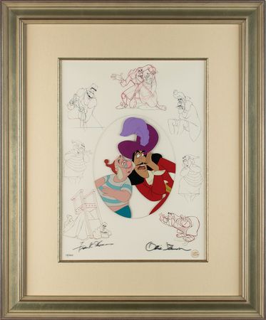 Lot #714 Peter Pan limited edition hand-painted cel signed by Frank Thomas and Ollie Johnson Limited Edition Hand-Painted Cel - Image 2
