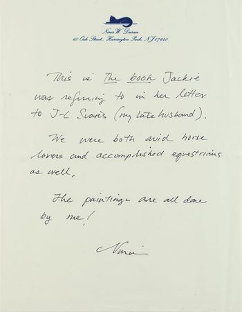 Lot #81 Jacqueline Kennedy Typed Letter Signed - Image 5