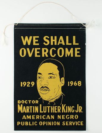 Lot #107 John F. Kennedy Mourning Banner Banner - Image 2