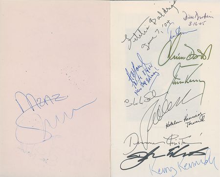 Lot #176 John F. Kennedy Jr. Multi-Signed Congressional Tributes Book Book - Image 2