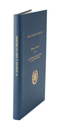 Lot #176 John F. Kennedy Jr. Multi-Signed Congressional Tributes Book Book - Image 4