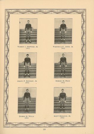 Lot #91 John F. Kennedy and Joe Kennedy, Jr. 1933 Choate School Yearbook Yearbook - Image 3