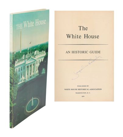 Lot #123 Jacqueline Kennedy Signed White House Guide Book - Image 1