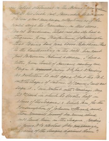 Lot #166 William H. Taft Handwritten Letter Signed - Image 2