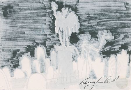 Lot #691 Jack Skellington concept drawing from The Nightmare Before Christmas Concept Drawing - Image 2