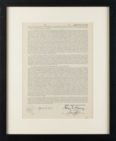Lot #593 Roy O. Disney - Image 2