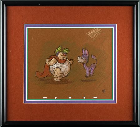 Lot #512 Jacchus and Bacchus concept production drawing from Fantasia Concept Production Drawing - Image 2