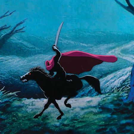 Lot #534 The Headless Horseman production cel from The Legend of Sleepy Hollow Production Cel - Image 1