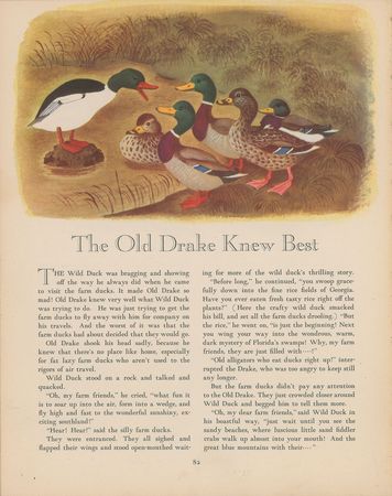 Lot #529 Gustaf Tenggren watercolor painting of a duck family from Farm Stories Watercolor Painting - Image 3