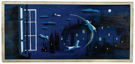 Lot #540 Mary Blair concept painting of Peter Pan