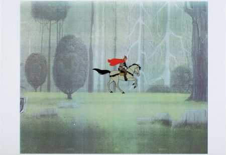 Lot #662 Prince Phillip and Samson production cel from Sleeping Beauty Production Cel - Image 2