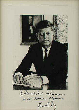Lot #24 John F. Kennedy Signed Photograph Signed