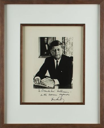 Lot #24 John F. Kennedy Signed Photograph Signed Photograph - Image 3